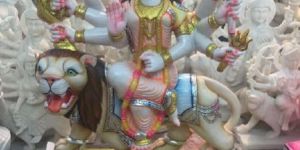 White Marble Mataji Statue
