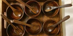 Wooden Bowl Set