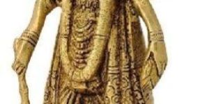 Brass Lord Vishnu Statue