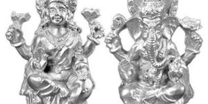 Parad Laxmi Ganesha Idol