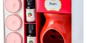 Strawberry Ceramic Oil Warmer Set