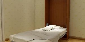 Vertical Single Wall Bed