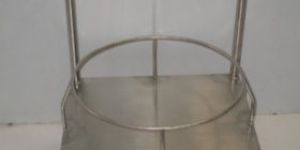 SS Cylinder Trolley