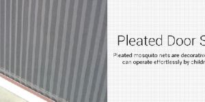 Pleated Net Doors