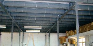 Slotted Angle with Mezzanine Floor Racking