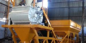 Twin Shaft Type Mobile Concrete Batching Plant