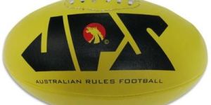 Yellow PU Meterial Aussie Rules Football JPS-115