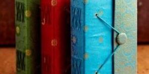 Handmade Paper Silk Cover Journal