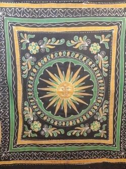Sun Batik Tapestry Bed Cover