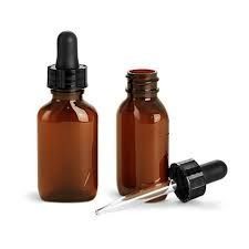 15ml Amber Glass Rubber Dropper Bottle