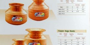 1.Copper Akhand Handa 2 . Copper Kagu Handa