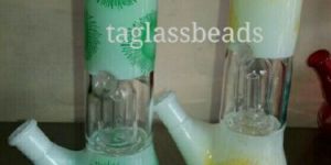Single Percolator Glass Ice Bong