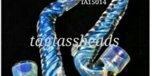 Spiral Sherlock Glass Bat Pipe