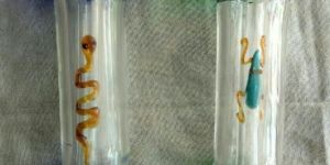 Twisty Glass Burnt Pipe