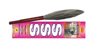 Pink Handle Grass Broom
