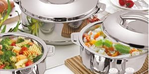 STAINLESS STEEL HOT POT FLORA & PLAIN