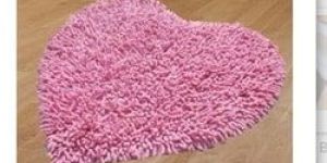 Heart Shaped Bath Mats