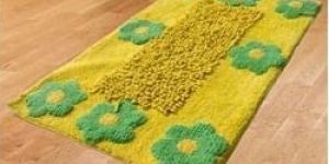 Multicolor Chenille Bath Mat