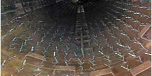 Refractory Anchors in Furnace