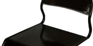 Black Single Shell Perforated Seat