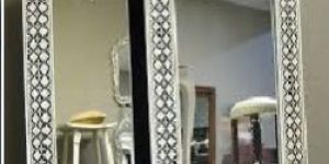 Bone Inlay Wall Mirror