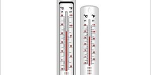 THERMOMETER WALL PLASTIC BODY