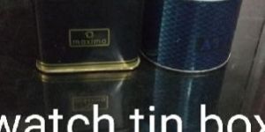 Watch Tin Container