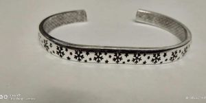 Aman Luxurious Ethnic Silver Sterling Kada