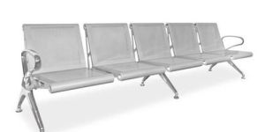 Mild Steel 4 Seater Waiting Chair