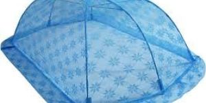 Blue Baby Printed Mosquito Net