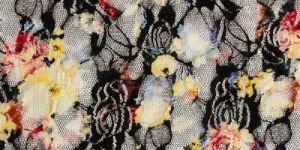Printed Lace Fabric