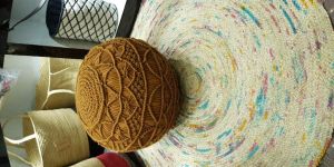 Woven Pouf