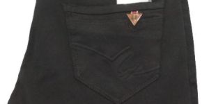 MENS BLACK DENIM JEANS PANT
