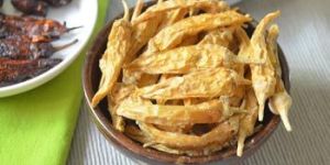 Salted Curd Chillies