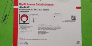 Rhogam Ultra Filtered Plus Injection