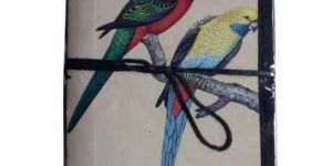 Bird Print Handmade Notebook
