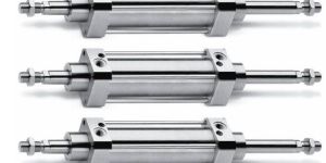 Double-ended hydraulic cylinders