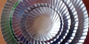 Disposable Silver Foil Paper Plate