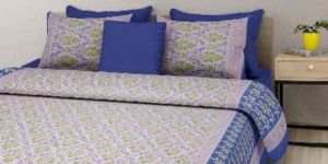 Pink Colour Cartoon PrintsBedsheetcotton Bedsheetjaipuri Bedsheet