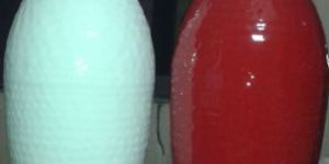 Hammered Bottle Vases