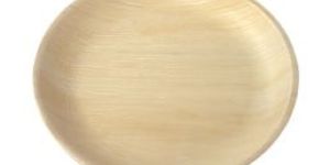 Areca Leaf Shallow Round Plates