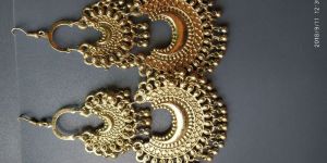 Golden Double Chand Bali