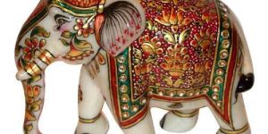 Decorative Marble Elephant Statue