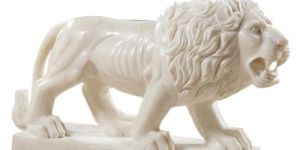 Marble Lion Statue