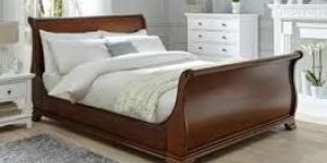 Wooden Bed without Drawers