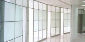 Aluminium Glass Frame Interior Structural Glazing Fitting System.