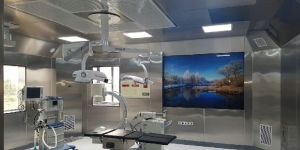 STAINLESS STEEL WALL AND CEILING