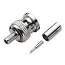 Straight Crimp Plugs for 75 Ohm BNC