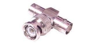 T Connector BNC Male 2 BNC Female