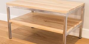 Wooden Top Luggage Rack